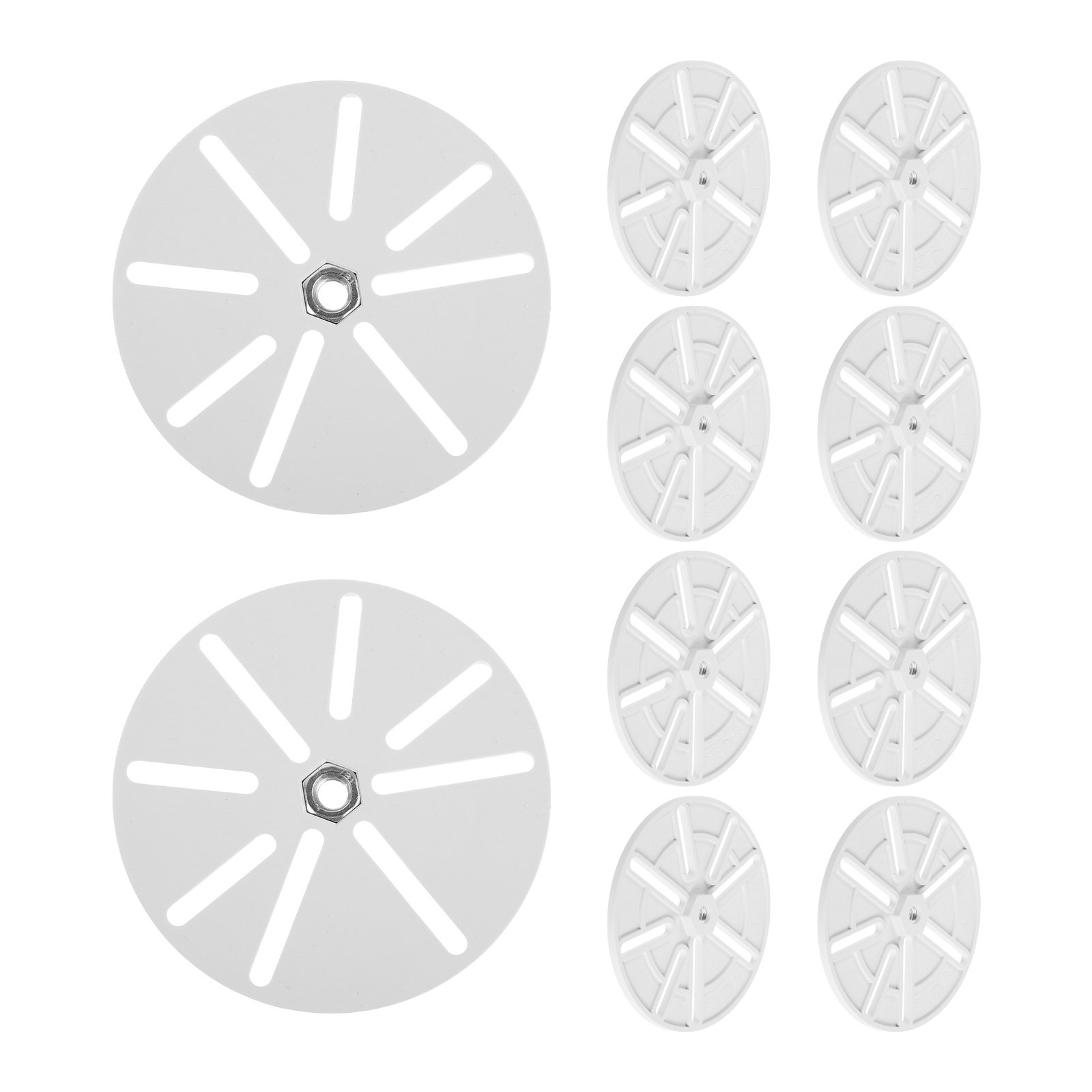 Flat Panel Mount Tilt - Premium Round Plate Mount Bracket for