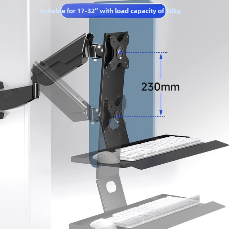 Document Holder Monitor - Heavy Duty Monitor Mount Rack Ergonomic