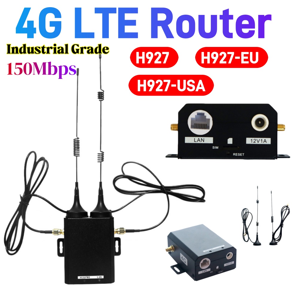 H927 WiFi Router Industrial Gr - 4G Lte Router Sim review and price