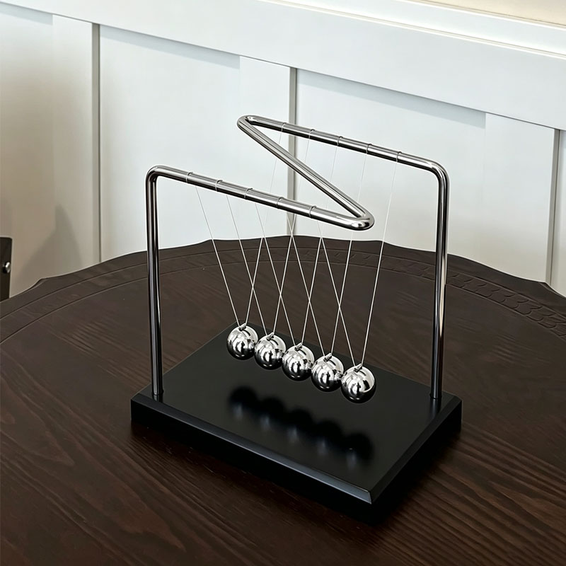 N Shaped Newton's Cradle Balan - Office Hi Tech review and price