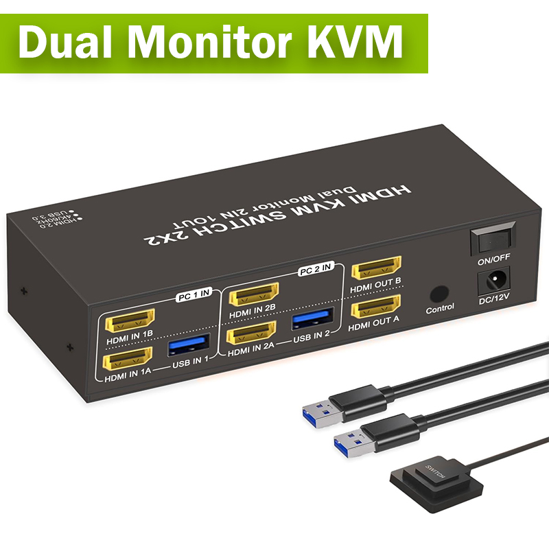2x2 Dual Monitor HDMI KVM Swit - Hdmi Matrix Switch review and price