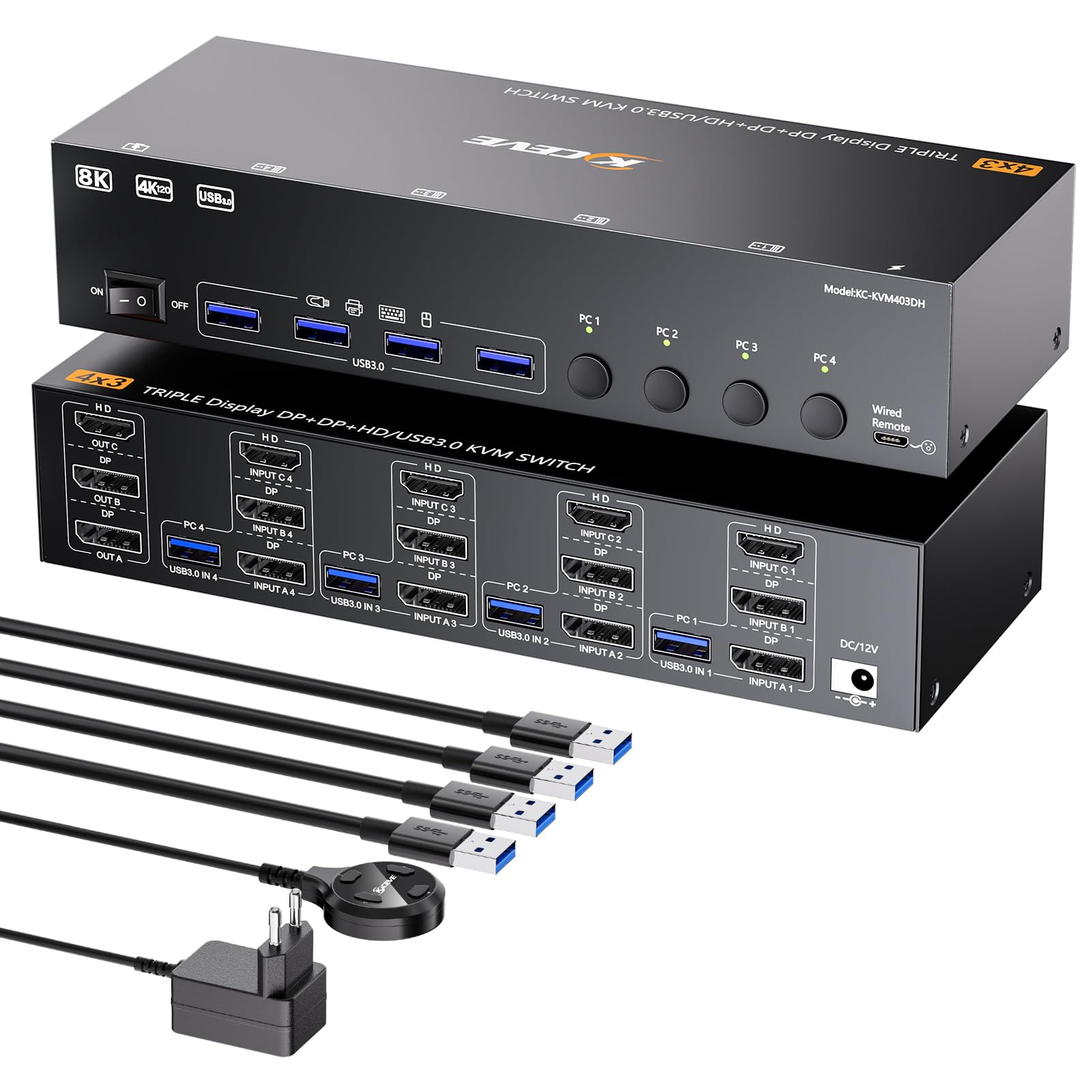 8K@60Hz KVM Switch 4/3/2 Compu - Hdmi Matrix Switch review and price