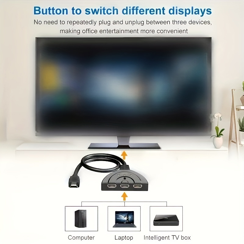 4K*2K 3 Port HDTV-compatible S - Hdmi Matrix Switch review and price