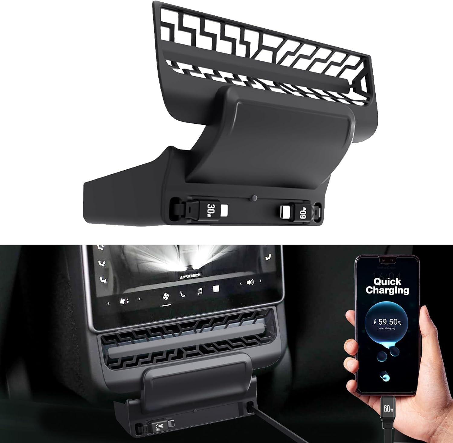 For Tesla Model 3/Y 2021-2023  - Docking Station Usb C review and price