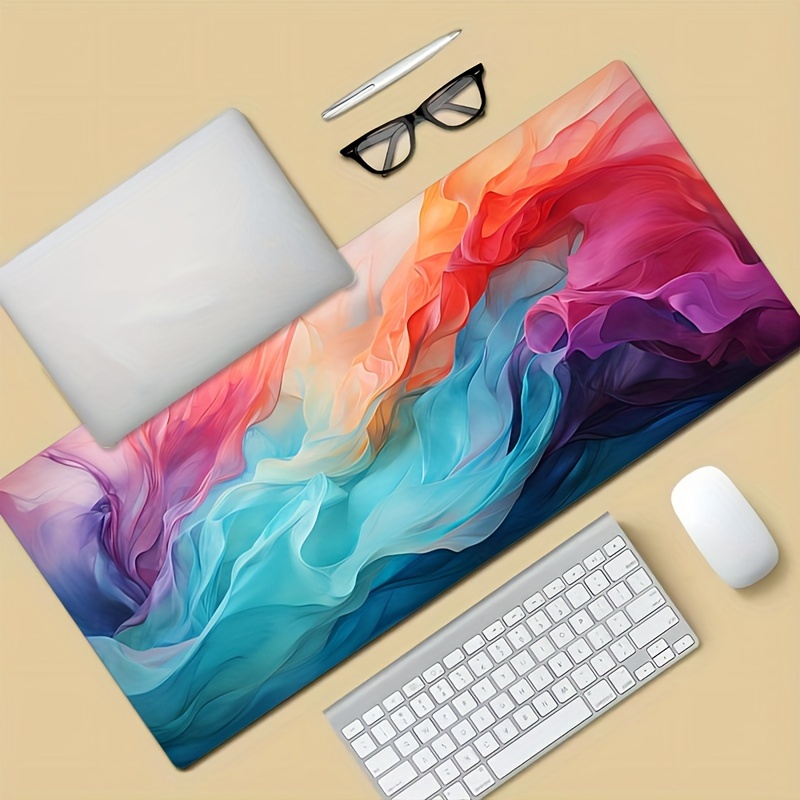 Large Abstract Color Mouse Pad - Office Tech Desk review and price