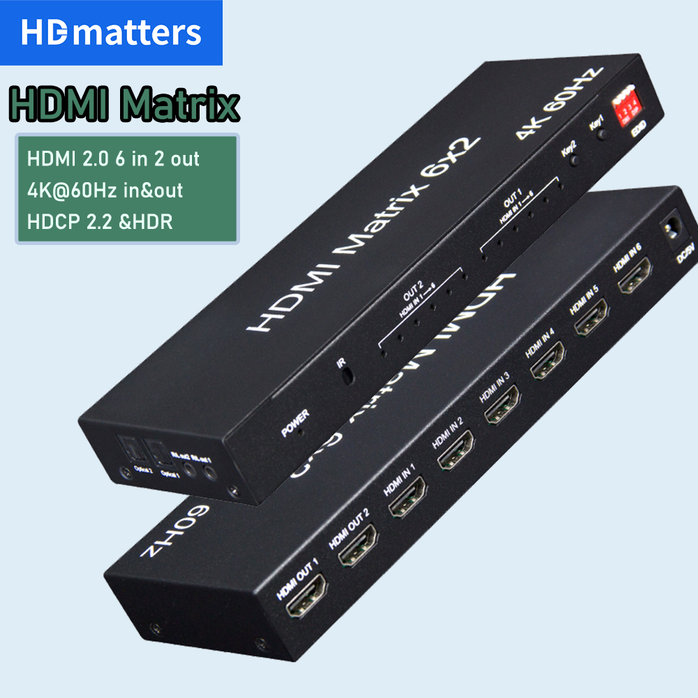 HDMI Matrix 4K 60Hz HDMI 2.0 M - Hdmi Matrix Switch review and price