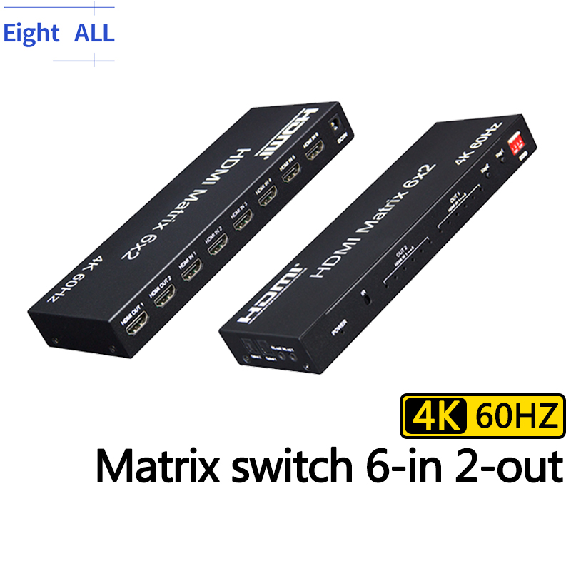 Matrix Switch HDMI 6x2 4K 60Hz - Hdmi Matrix Switch review and price