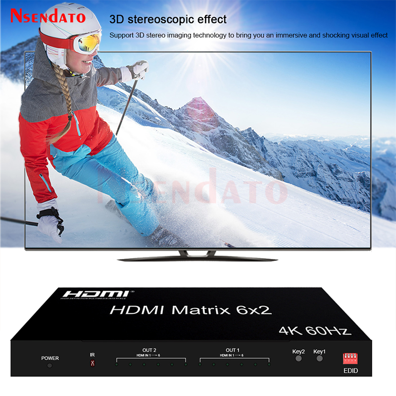 6x2 HDMI Matrix Switch 4K 60Hz - Hdmi Matrix Switch review and price