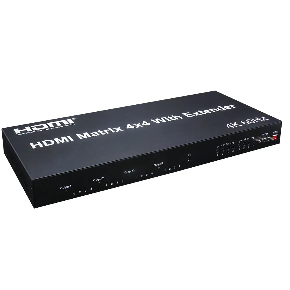 4K 60Hz 4X4 Matrix HDMI2.0 4x4 - Hdmi Matrix Switch review and price
