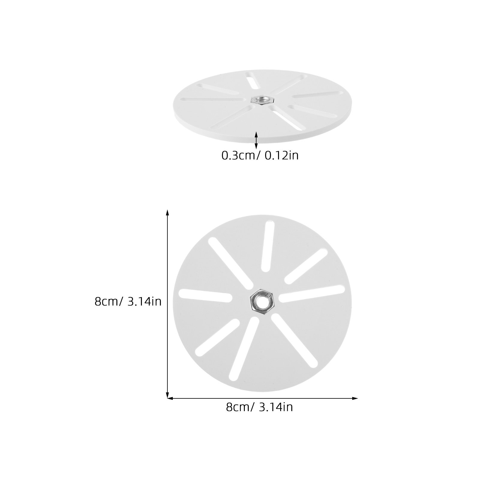 Premium Round Plate Mount Brac - Flat Panel Mount Tilt review and price