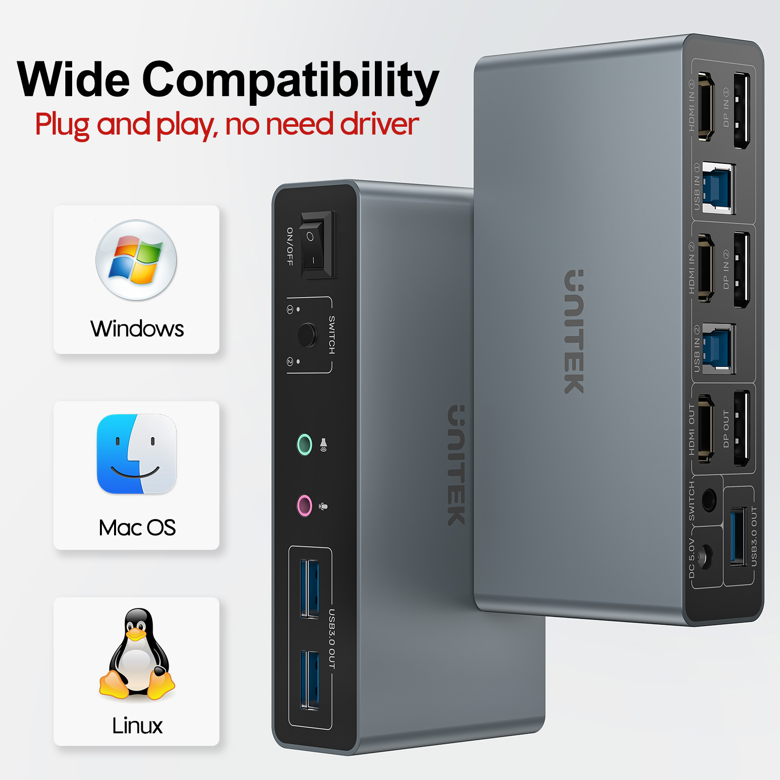 UNITEK 2×2 HDMI DP KVM Switch  - Hdmi Matrix Switch review and price