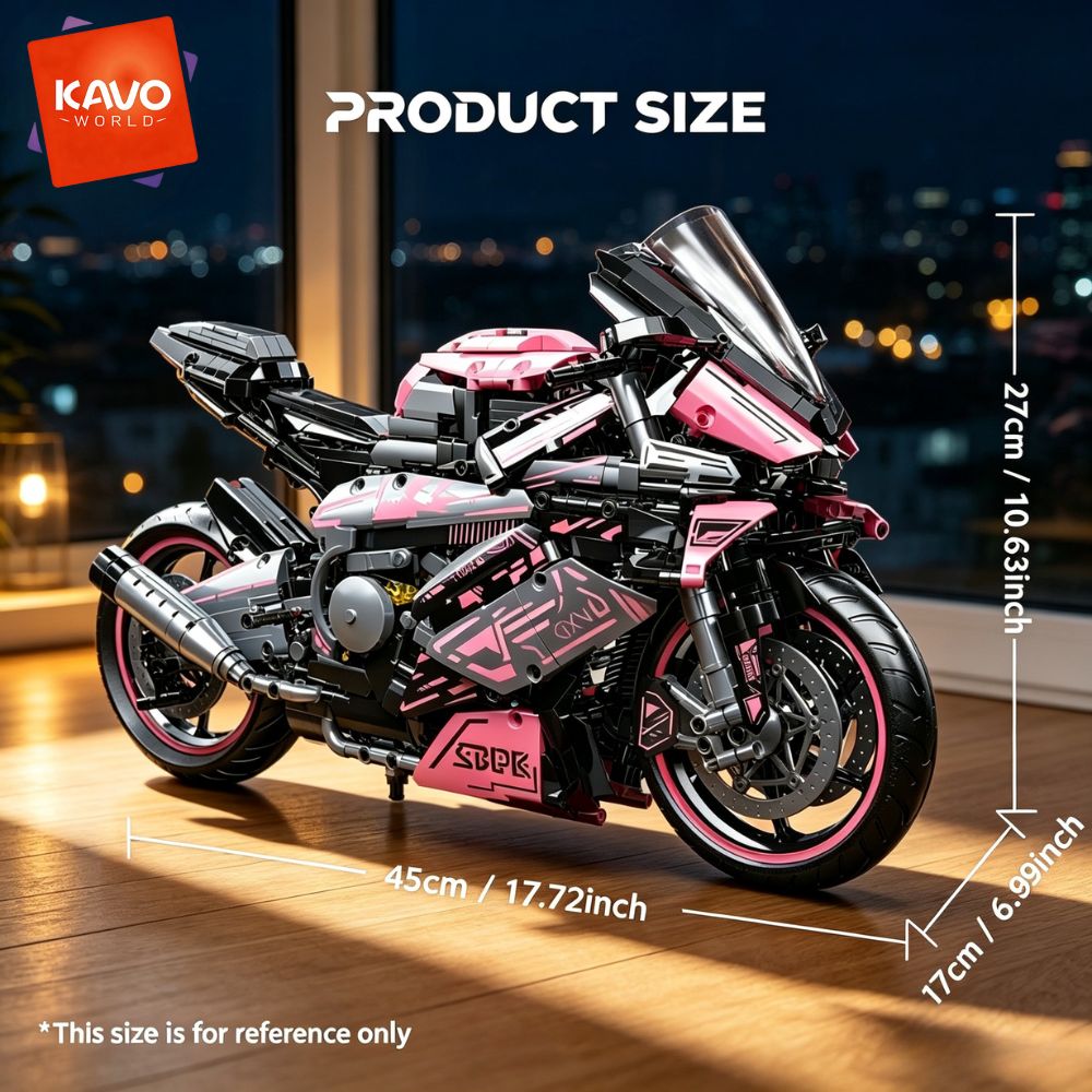 KAVOWORLD 1:5 Large Scale Moto - Office Tech Certification review and price